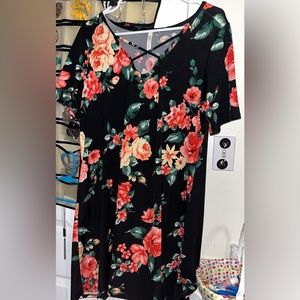 Floral top/ dress size L